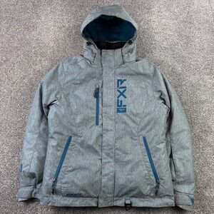 FXR Fresh Jacket Women's 8 Gray Blue F.A.S.T. Float‎ Assist Snowmobile Ski